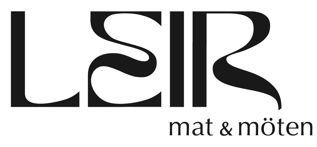 Leir restaurang logotyp